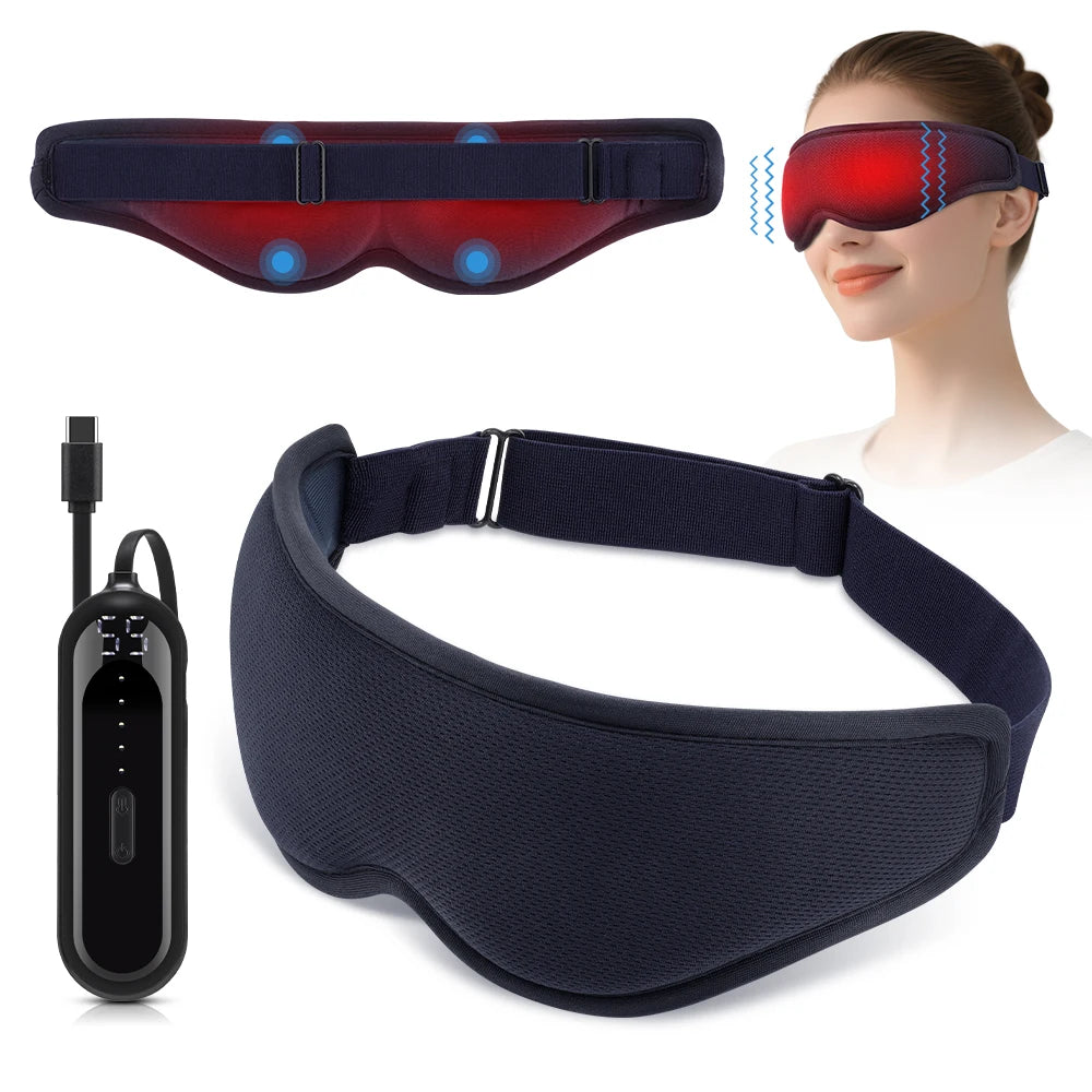 Heated Eye Mask for Eye Strain Relief and Relaxation - Smarsty