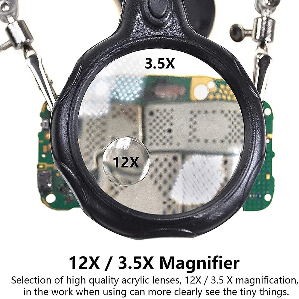 High Definition Welding Magnifier with LED Light - Smarsty