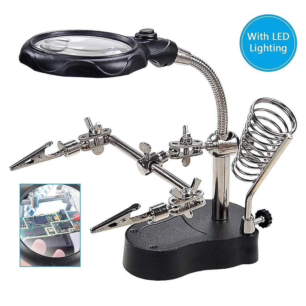 High Definition Welding Magnifier with LED Light - Smarsty
