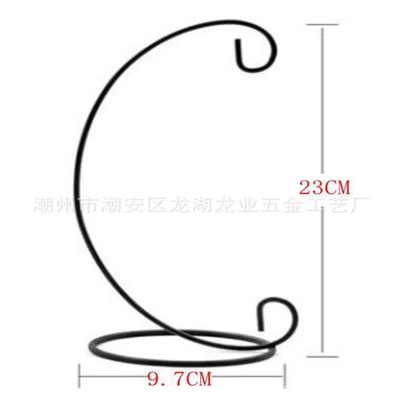 Iron Candle Stand for Home Decoration with Glass Ball - Smarsty