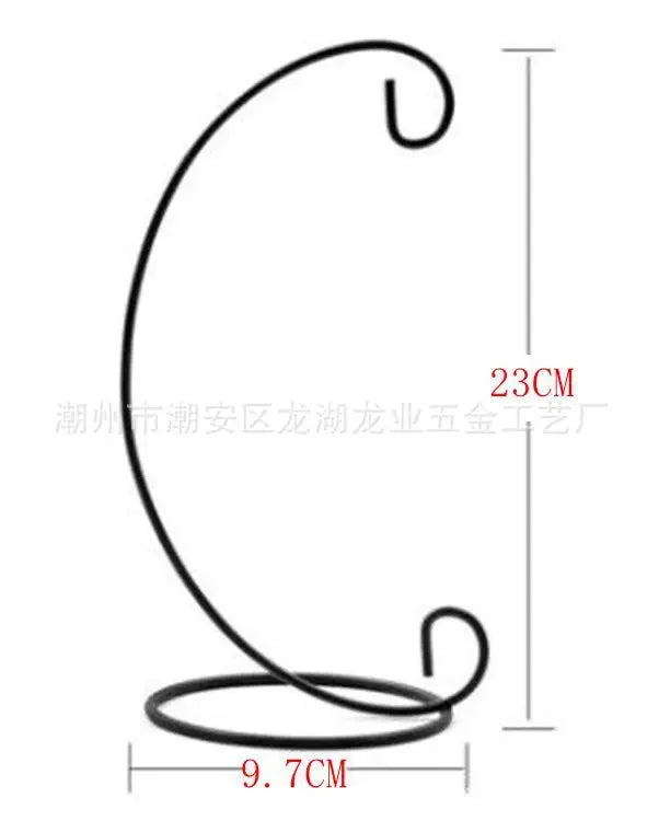 Iron Candle Stand for Home Decoration with Glass Ball - Smarsty