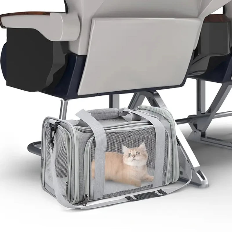Breathable Dog Cat Carrier Bag for Travel - Smarsty