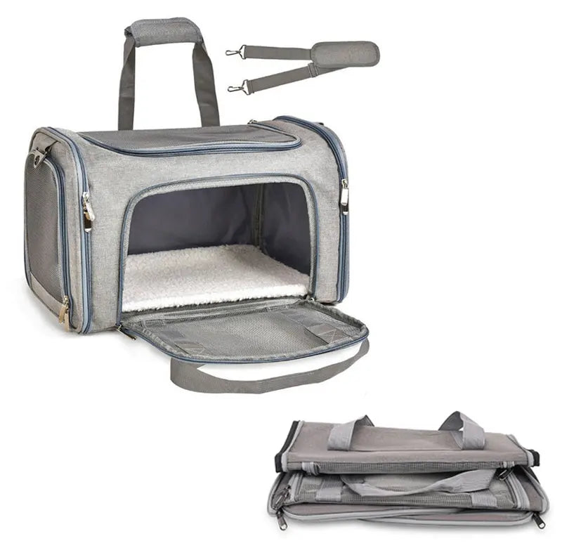 Breathable Dog Cat Carrier Bag for Travel - Smarsty