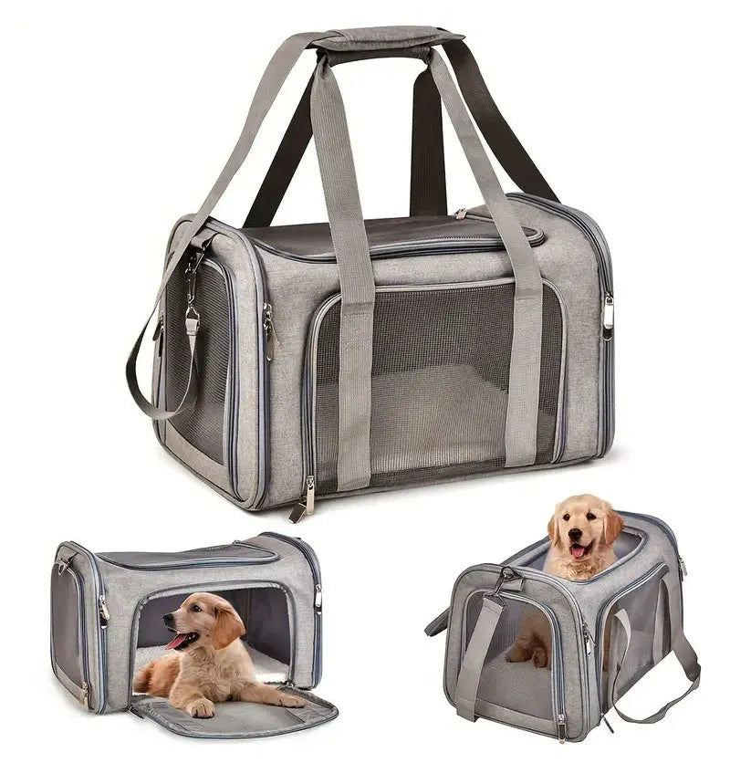 Breathable Dog Cat Carrier Bag for Travel - Smarsty
