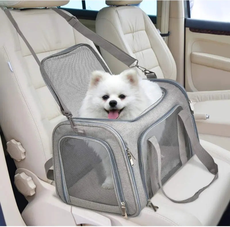 Breathable Dog Cat Carrier Bag for Travel - Smarsty