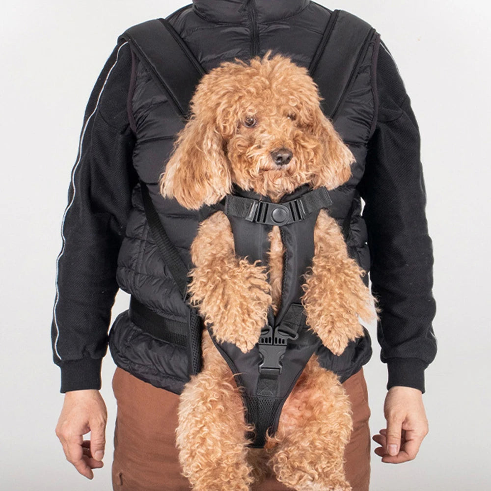 Adjustable Dog Carrier Backpack for Hiking and Cycling - Smarsty