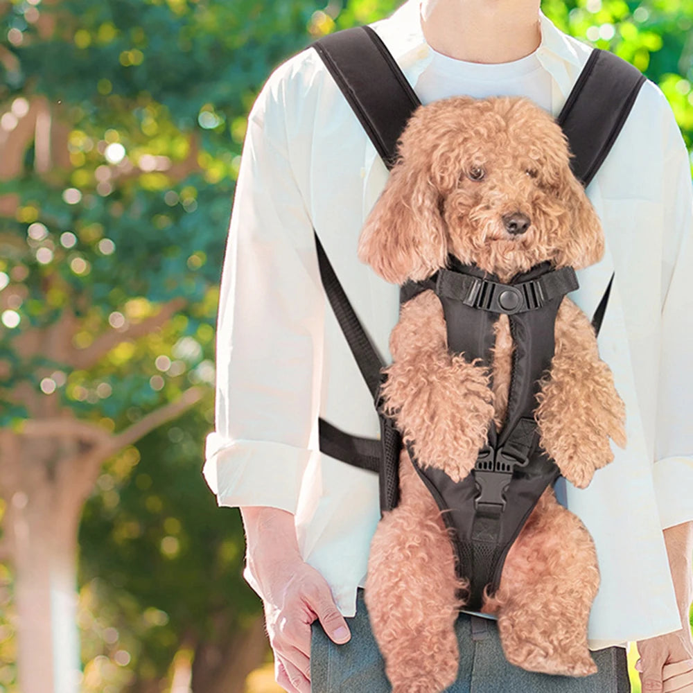 Adjustable Dog Carrier Backpack for Hiking and Cycling - Smarsty