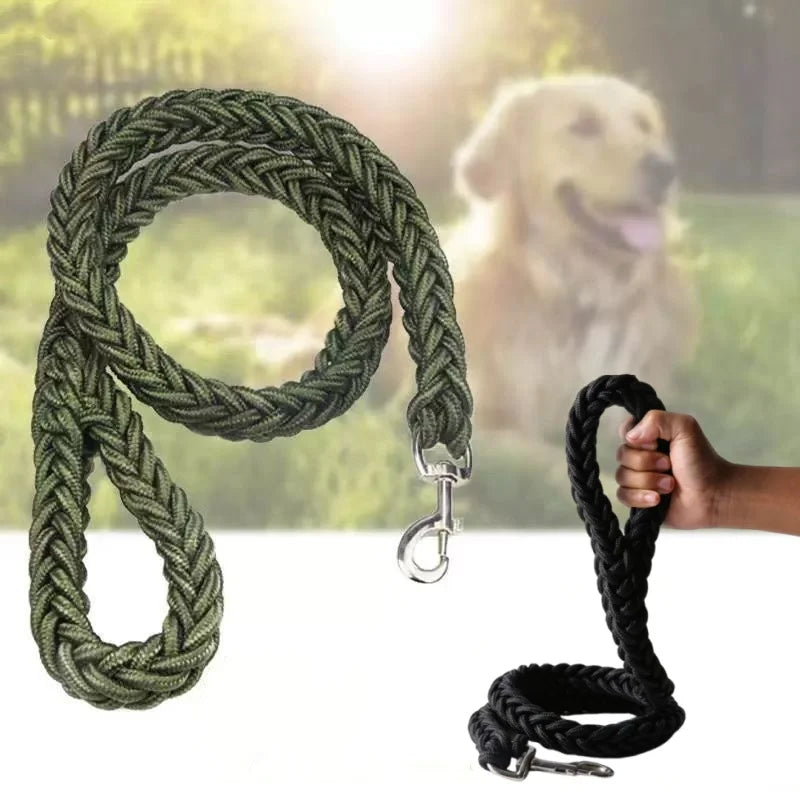Large Dog Leash Nylon Braided Traction Rope - Smarsty