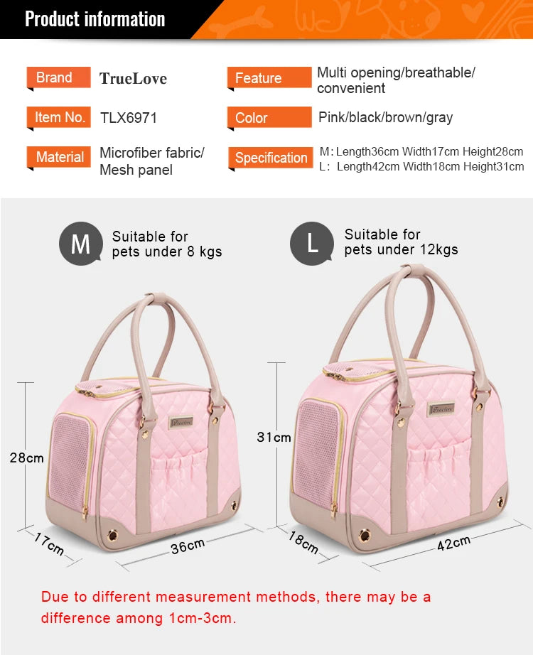 Truelove Eco-Friendly Pet Carrier Backpack for Medium Dogs and Cats - Smarsty