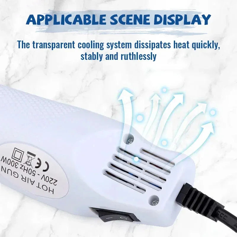 Mini Hot Air Gun for Soldering and Shrink Tubing - Smarsty