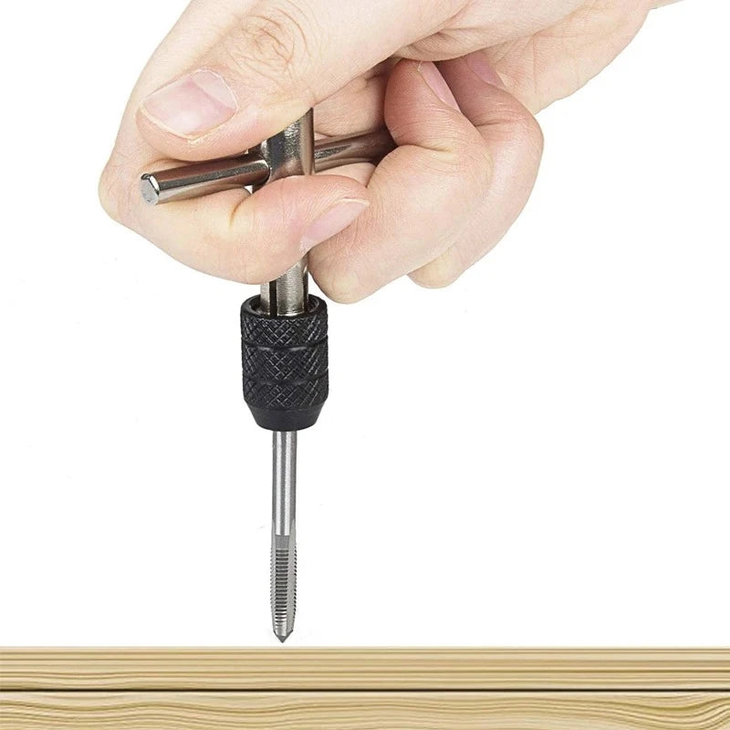 Portable T Tap Wrench for Easy Thread Tapping - Smarsty