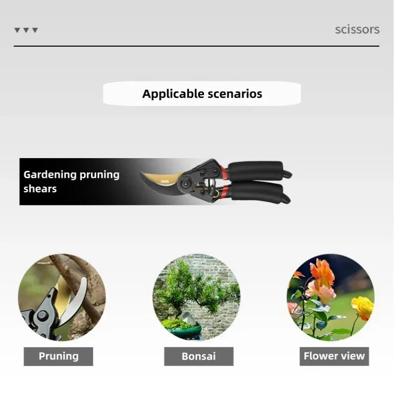 Professional Garden Pruning Shears with Anti-Slip Grip - Smarsty