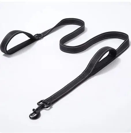 Heavy Duty Double Handle Nylon Dog Leash for Training Control - Smarsty