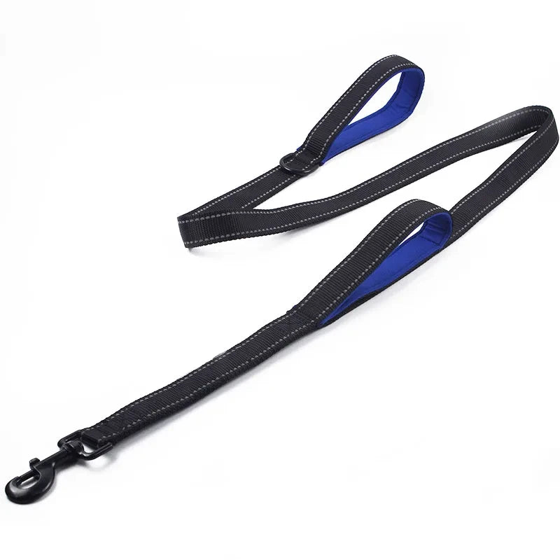 Heavy Duty Dog Leash with Dual Handles for Control - Smarsty