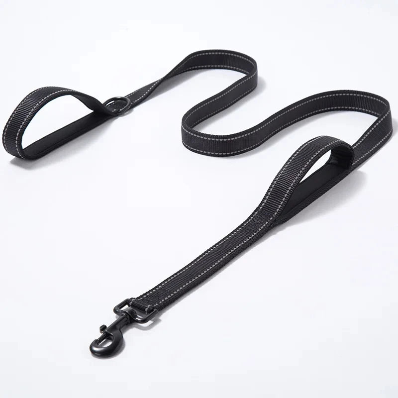 Heavy Duty Dog Leash with Dual Handles for Control - Smarsty