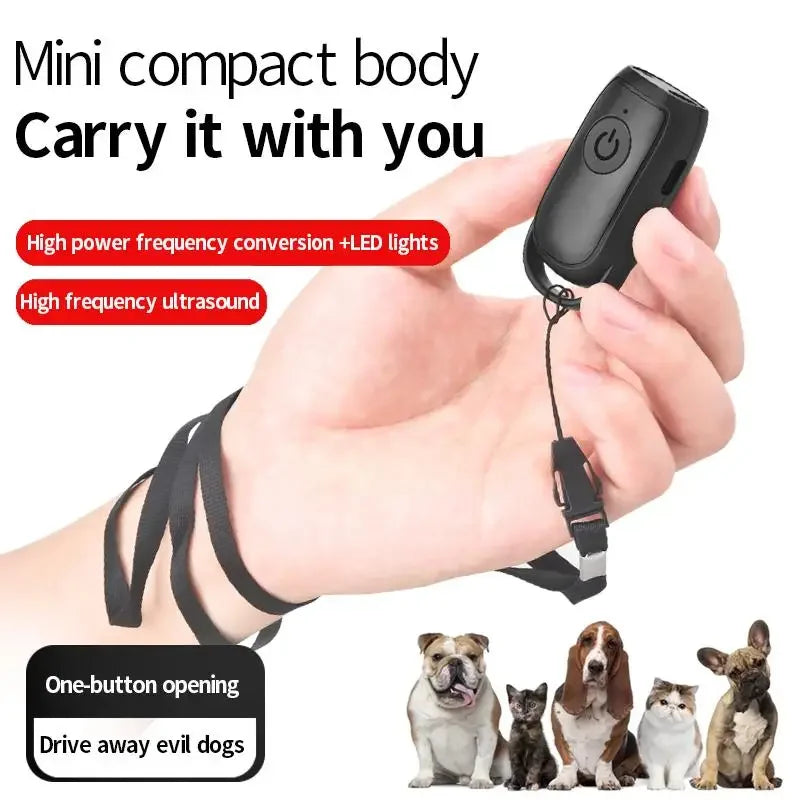 Ultrasonic Dog Repeller with LED for Effective Anti-Barking - Smarsty