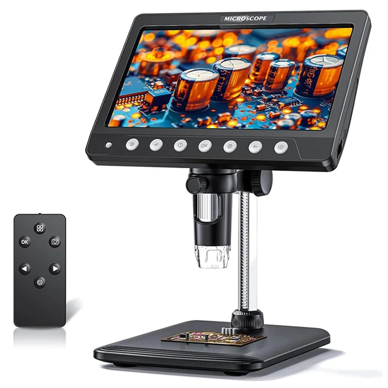 Portable 7 Inch Digital Microscope with 1200X Magnification - Smarsty