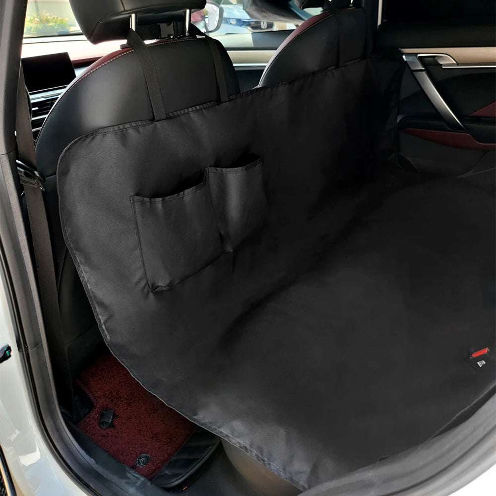 Waterproof Dog Car Seat Cover with Storage Pocket - Smarsty