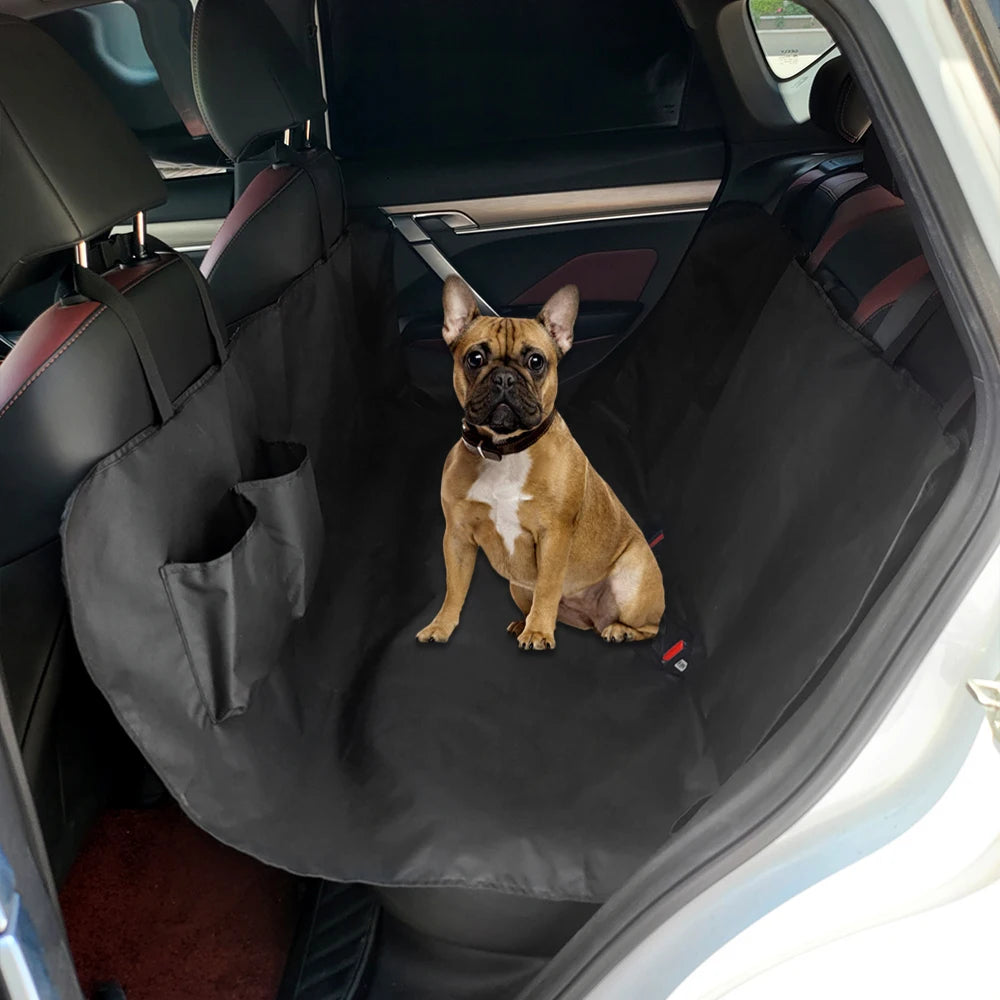 Waterproof Dog Car Seat Cover with Storage Pocket - Smarsty