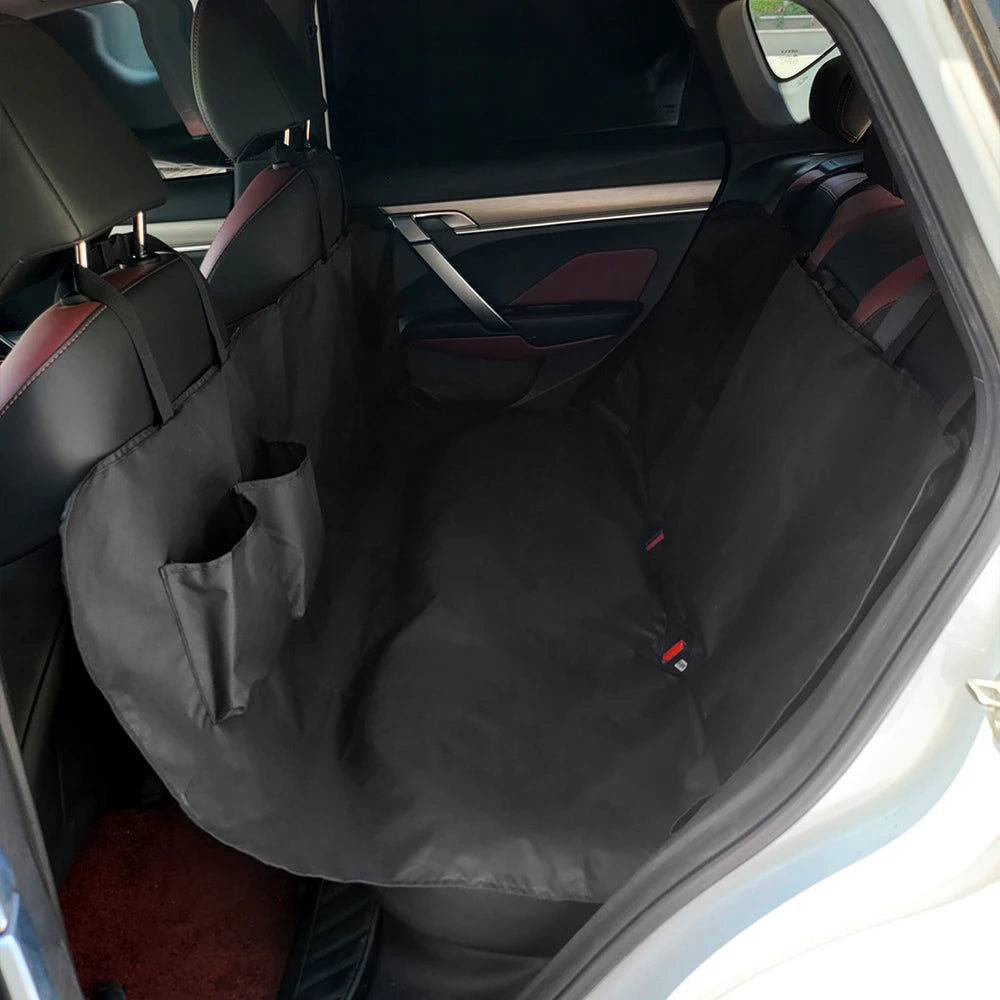 Waterproof Dog Car Seat Cover with Storage Pocket - Smarsty