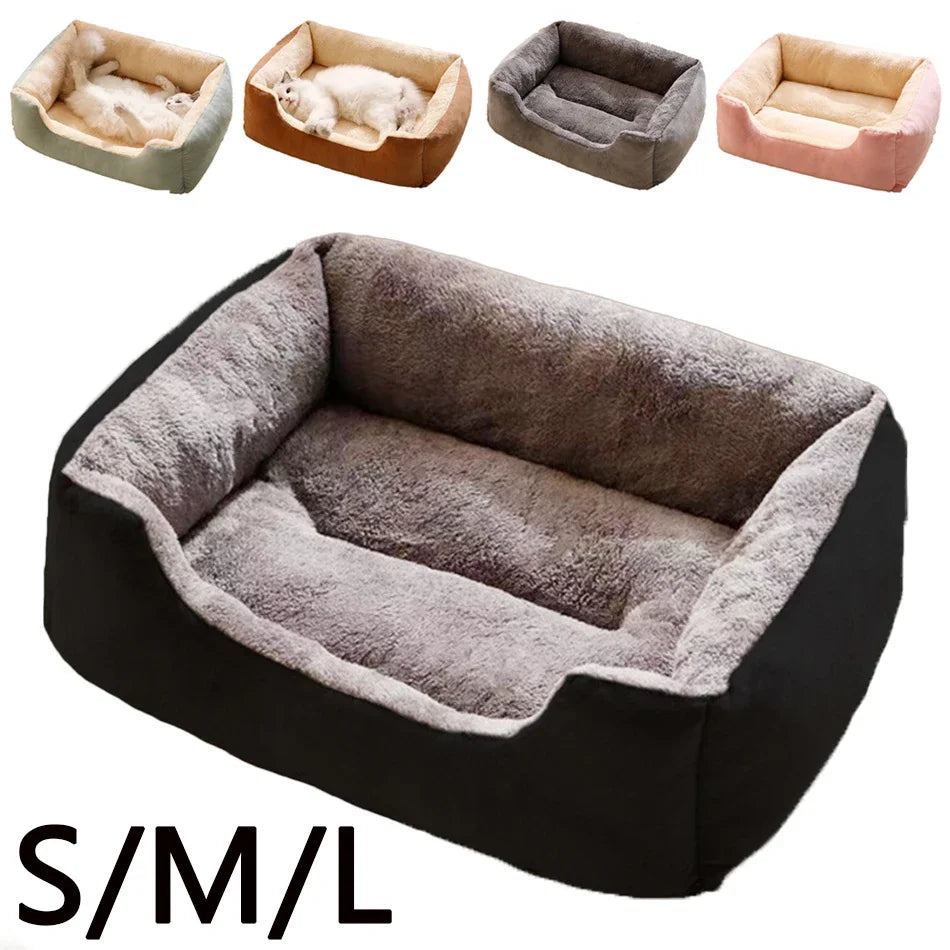 Breathable Plush Cat Bed with Multiple Size Options - Smarsty