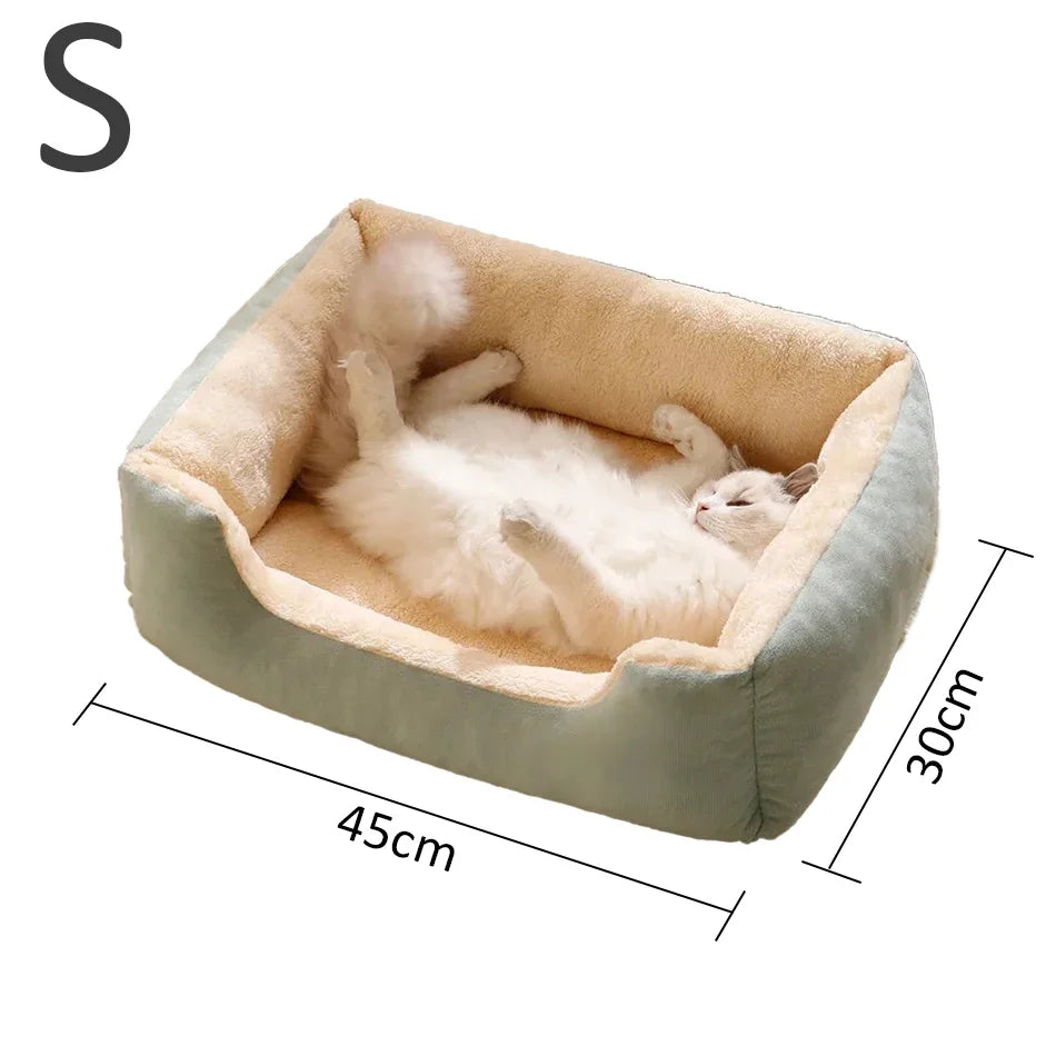 Breathable Plush Cat Bed with Multiple Size Options - Smarsty