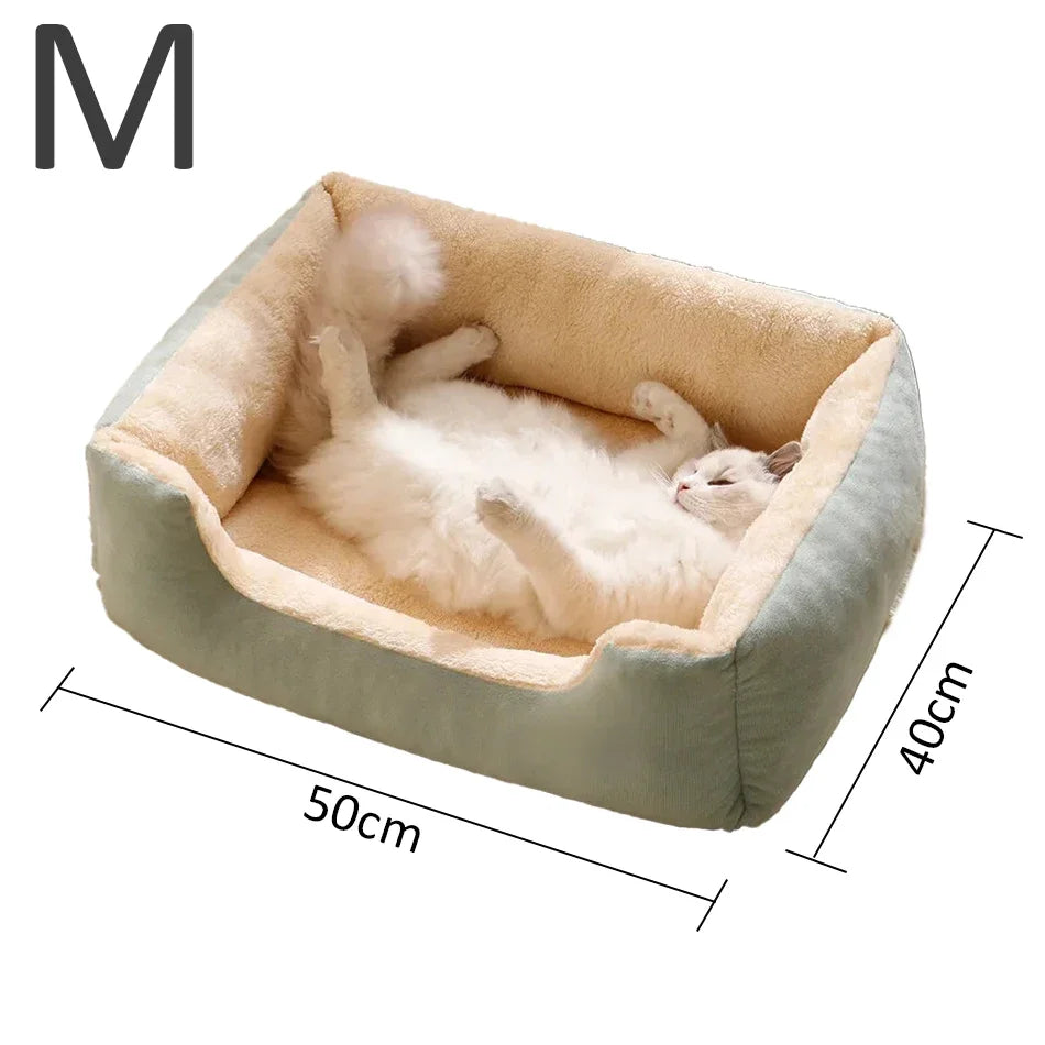 Breathable Plush Cat Bed with Multiple Size Options - Smarsty