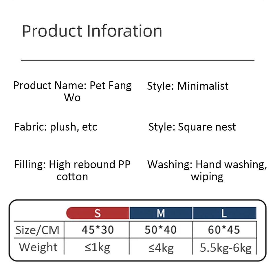 Breathable Plush Cat Bed with Multiple Size Options - Smarsty