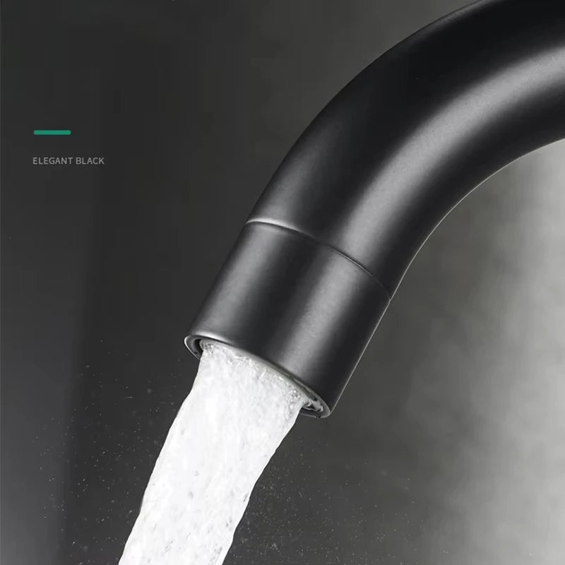 Stainless Steel 360 Rotating Bathroom Faucet Mixer - Smarsty