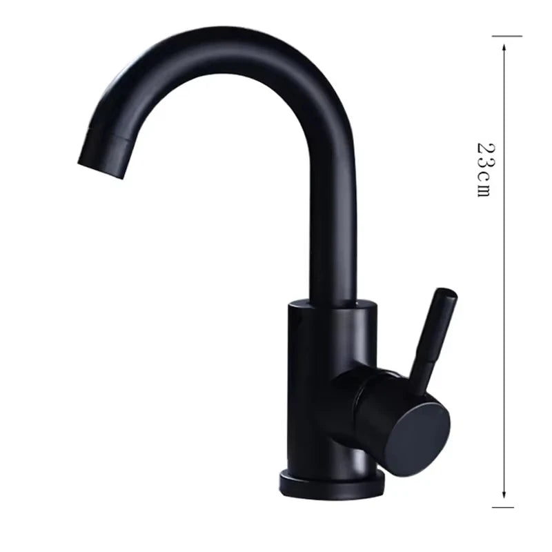 Stainless Steel 360 Rotating Bathroom Faucet Mixer - Smarsty
