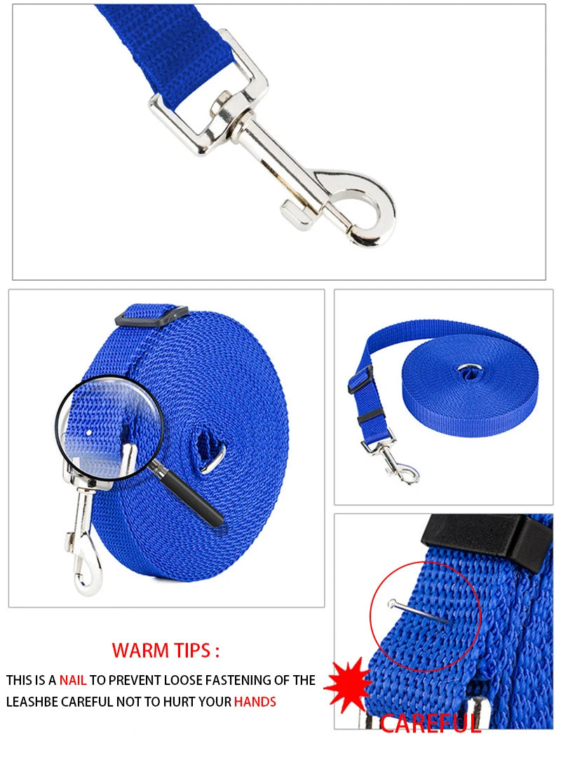 Nylon Dog Training Leash for All Sizes - Smarsty