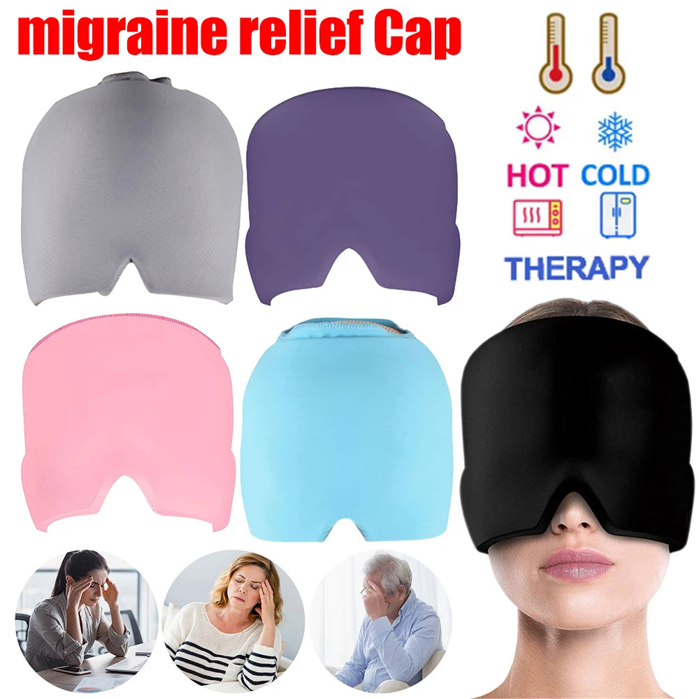 Migraine Relief Gel Ice Cap for Pain Relief - Smarsty