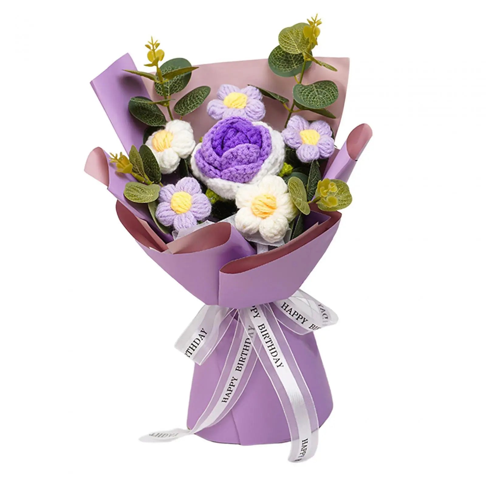 Crochet Flower Bouquet for Home Decoration and Gifts - Smarsty
