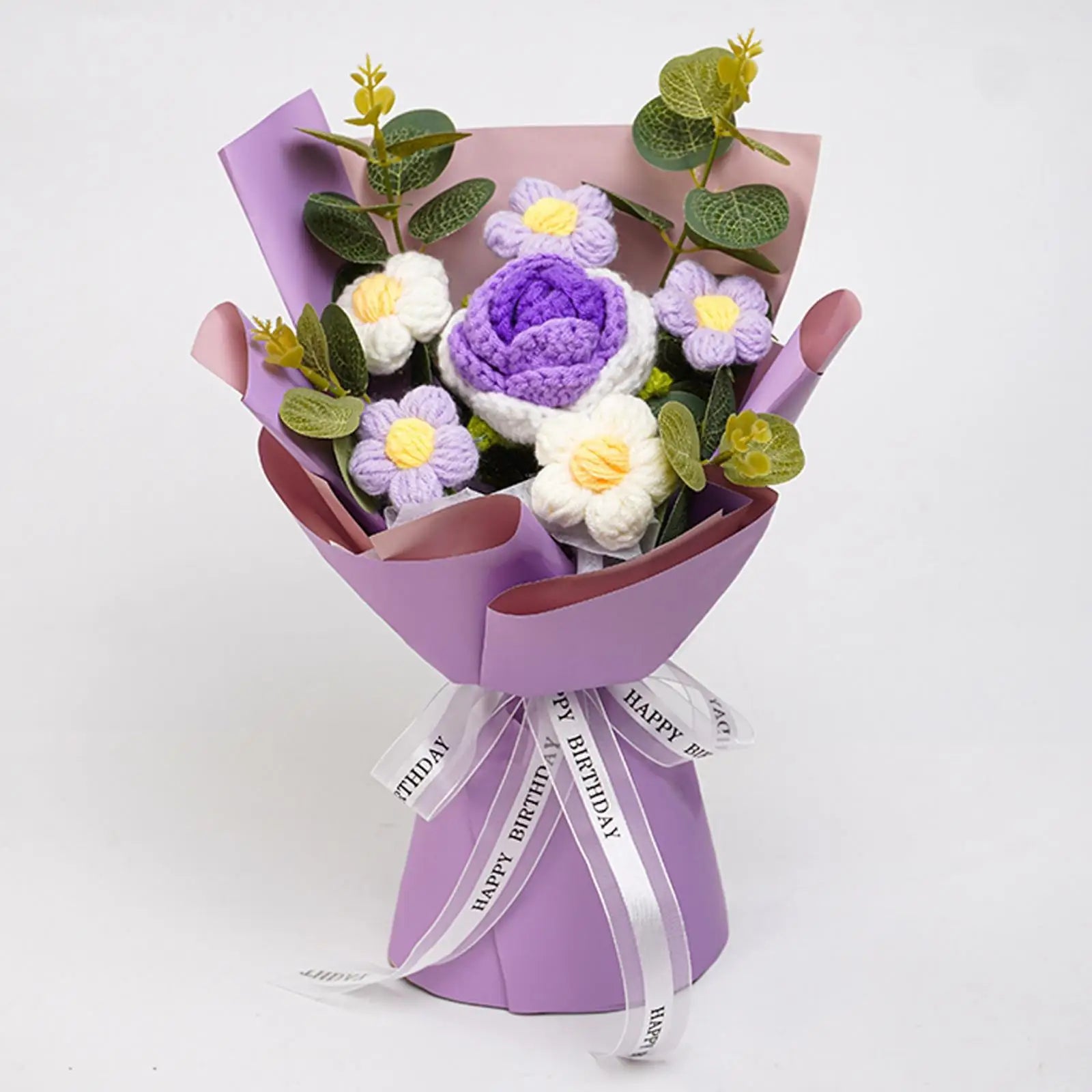 Crochet Flower Bouquet for Home Decoration and Gifts - Smarsty