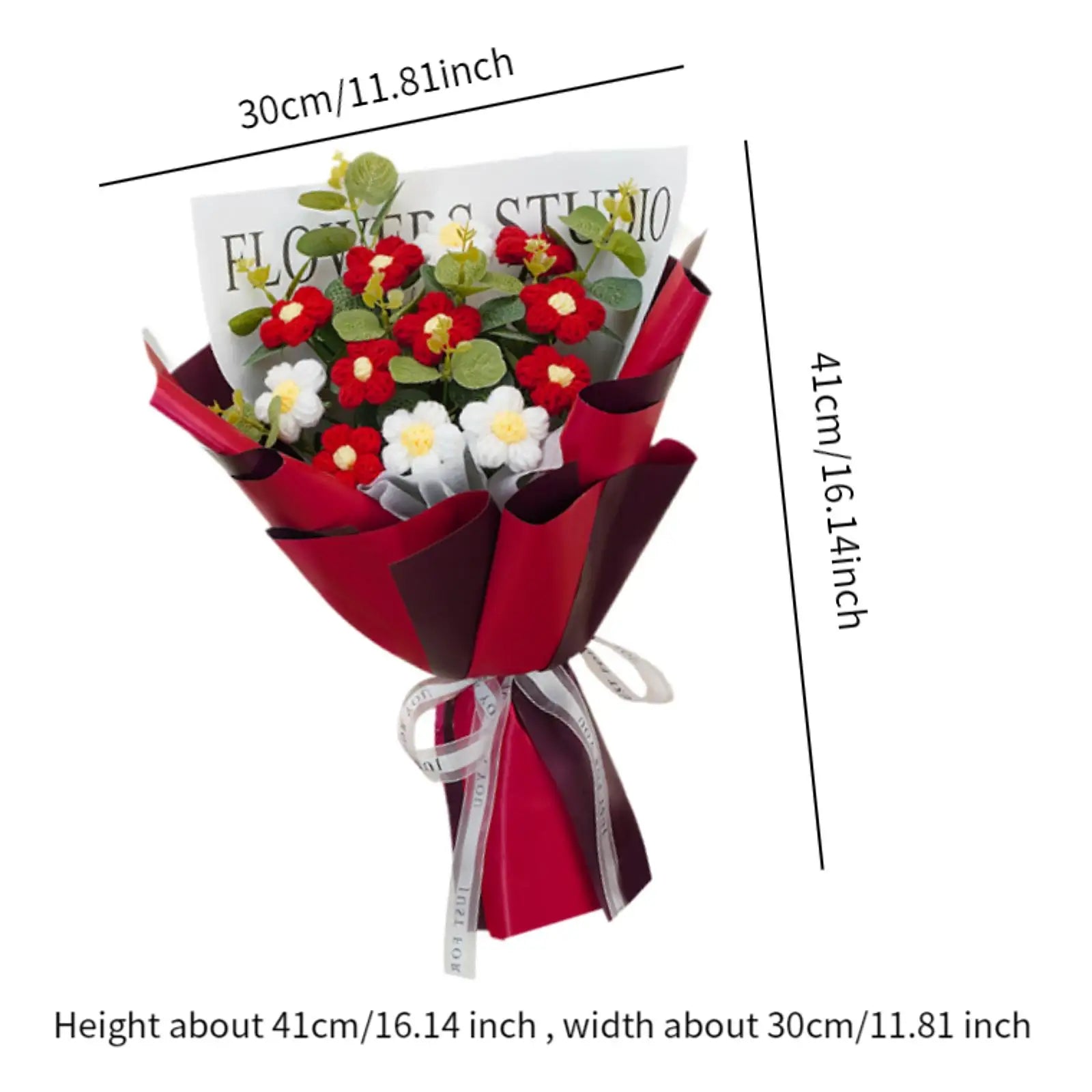 Crochet Flower Bouquet for Home Decoration and Gifts - Smarsty