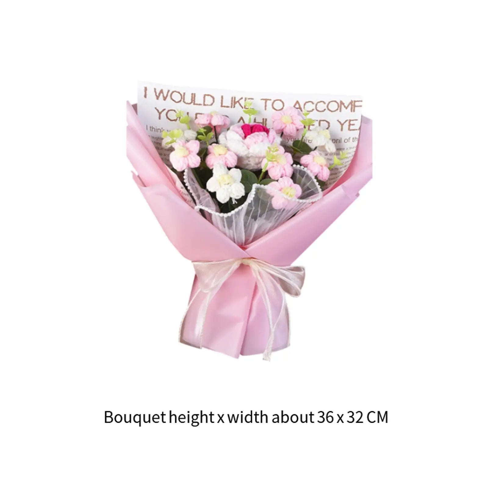 Crochet Flower Bouquet for Home Decoration and Gifts - Smarsty