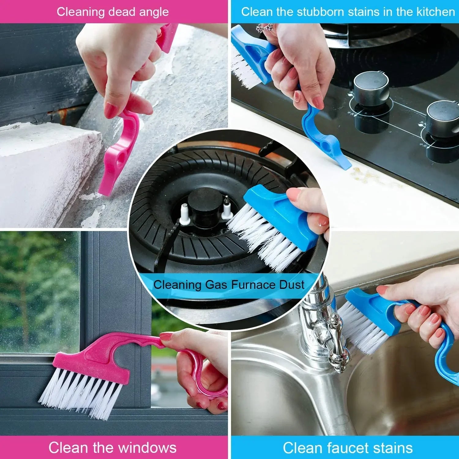 2 In 1 Windows Gap Cleaning Brush for Easy Home Maintenance - Smarsty