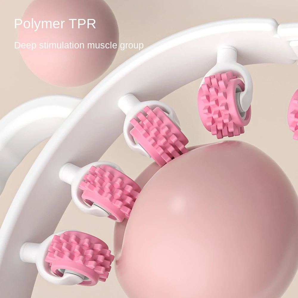 Portable Round Massager Roller for Targeted Cellulite Relief - Smarsty