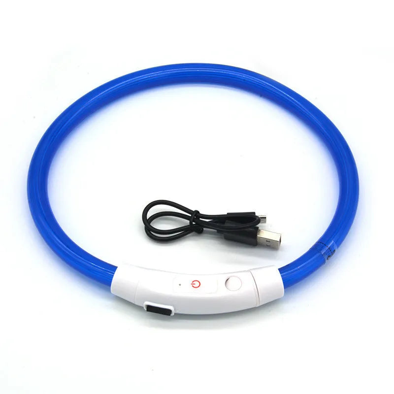 LED Pet Collar with USB Charging for Safety - Smarsty