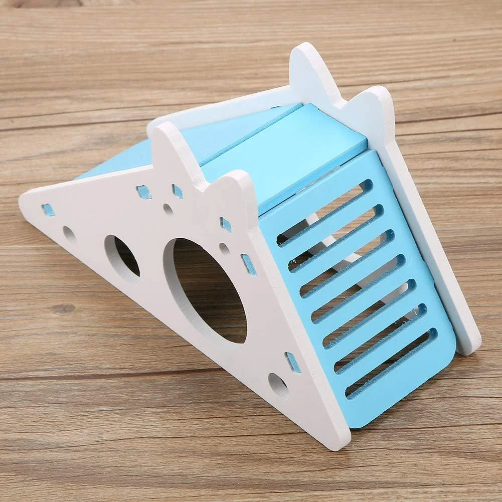 Colorful Hamster House with Slides and Stairs - Smarsty