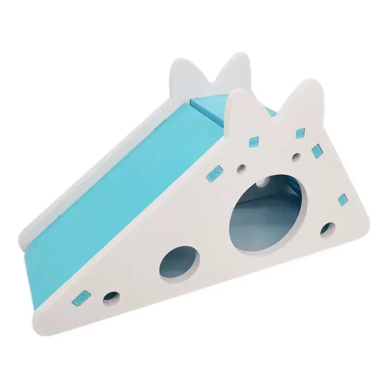Colorful Hamster House with Slides and Stairs - Smarsty