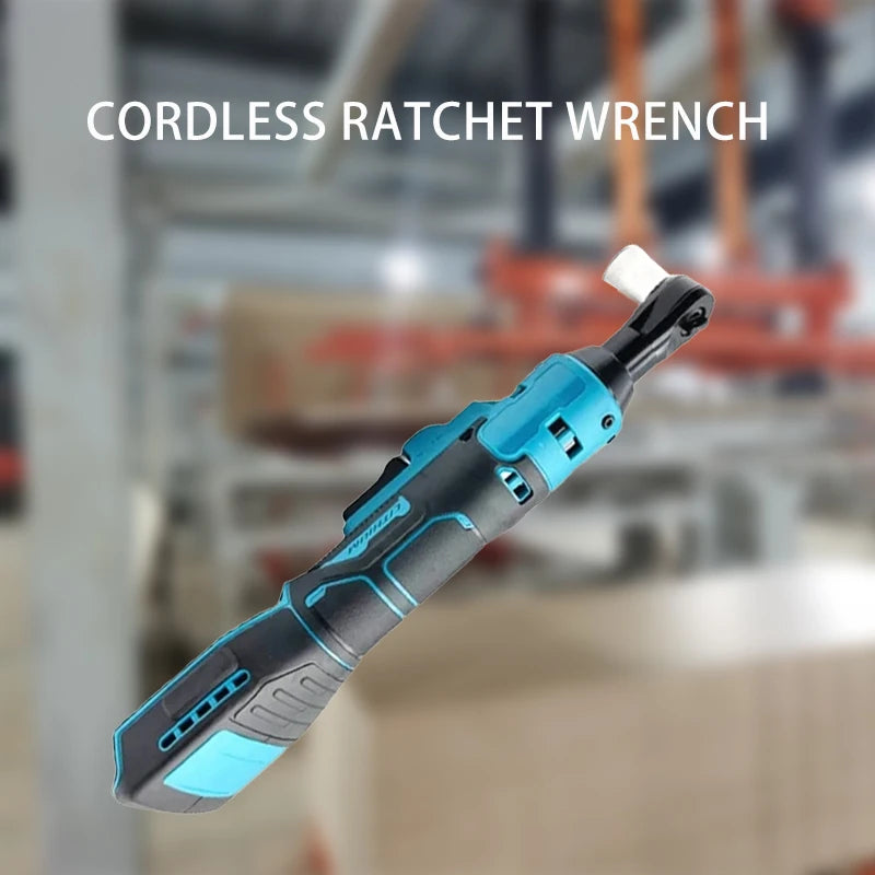 Cordless Electric Ratchet Wrench With Rechargeable Battery - Smarsty