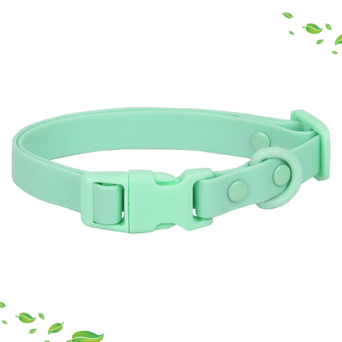 Waterproof Macaron Colored PVC Dog Collar Easy To Clean - Smarsty