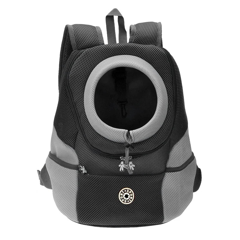 Breathable Double Shoulder Outdoor Dog Carrier Bag - Smarsty