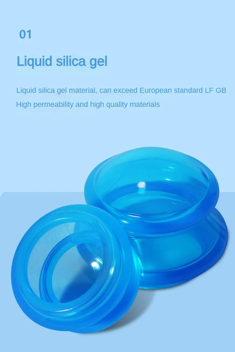 Anti-Cellulite Silicone Cupping Massage Cups for Firm Skin - Smarsty