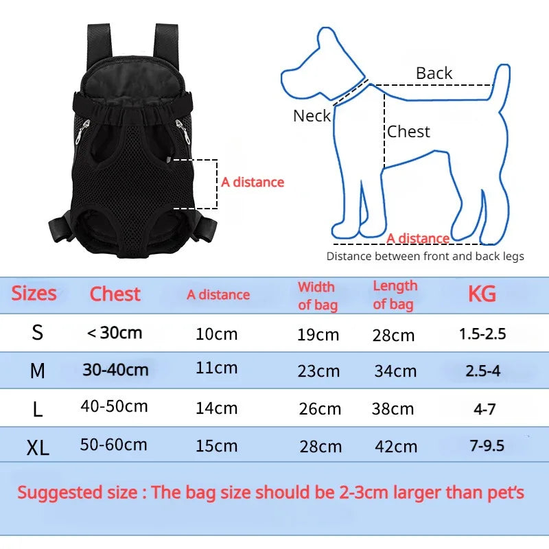Breathable Portable Travel Pet Dog Carrier Backpack - Smarsty
