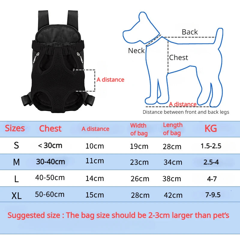 Breathable Portable Travel Pet Dog Carrier Backpack - Smarsty