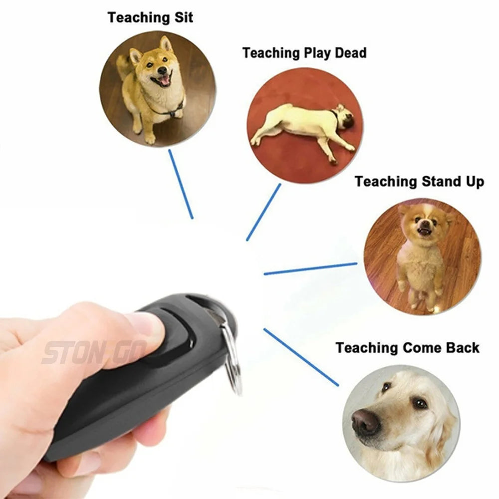 Pet Training Clicker and Whistle 2 in 1 Tool - Smarsty
