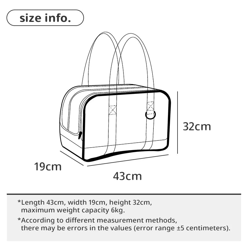 ONECUTE Portable Breathable Pet Carrier Bag for Small Dogs - Smarsty