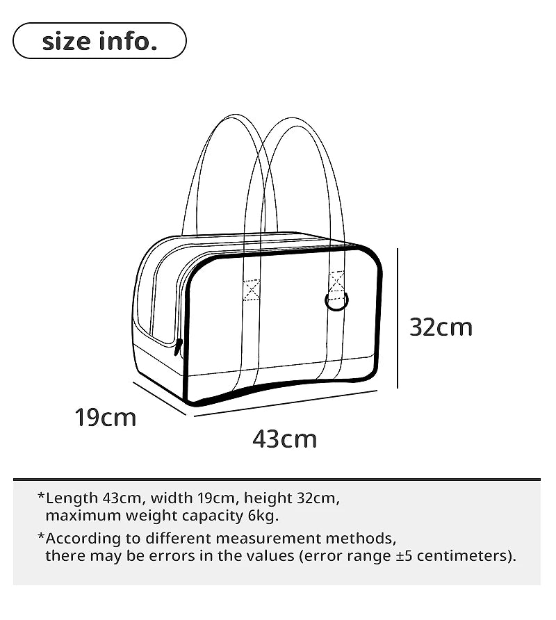 ONECUTE Portable Breathable Pet Carrier Bag for Small Dogs - Smarsty